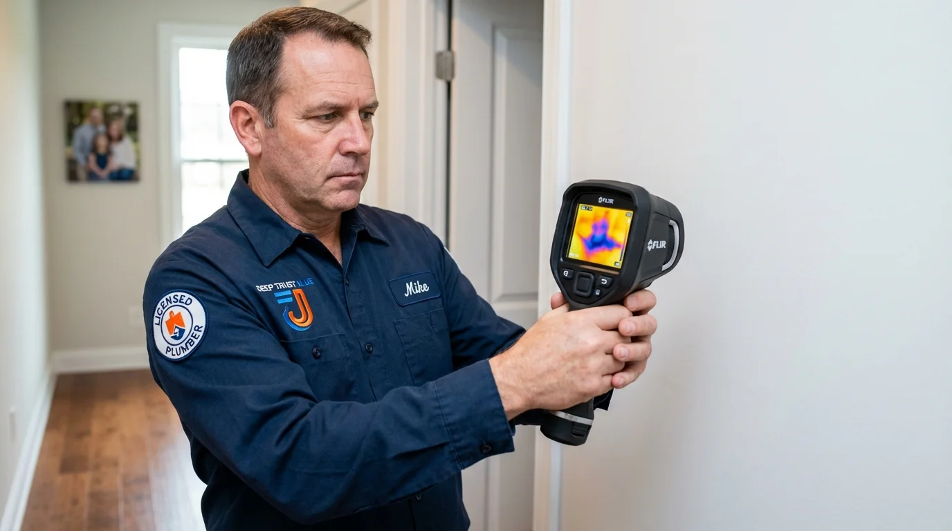 Thermal imaging leak detection by Johns Plumbing LLC in Greer